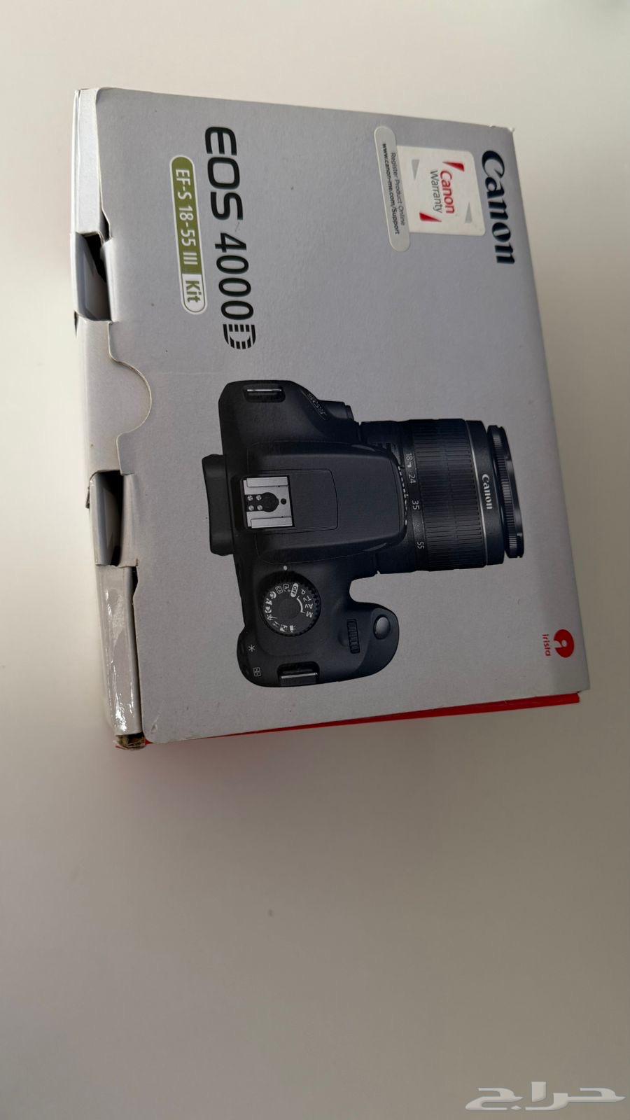 كاميرا كانون 4000EOS جديده ماقد استخدمة خارج البيت جديدة64482336517889111