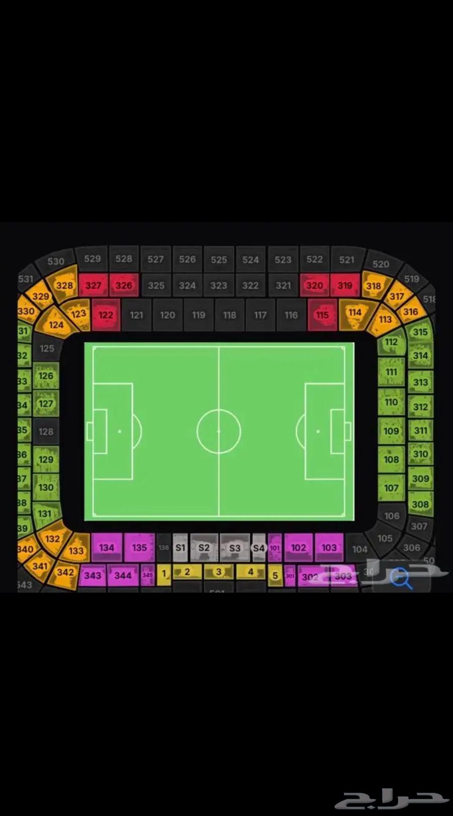 تذاكر مبارة الهلال و الاهلي64494373221249110