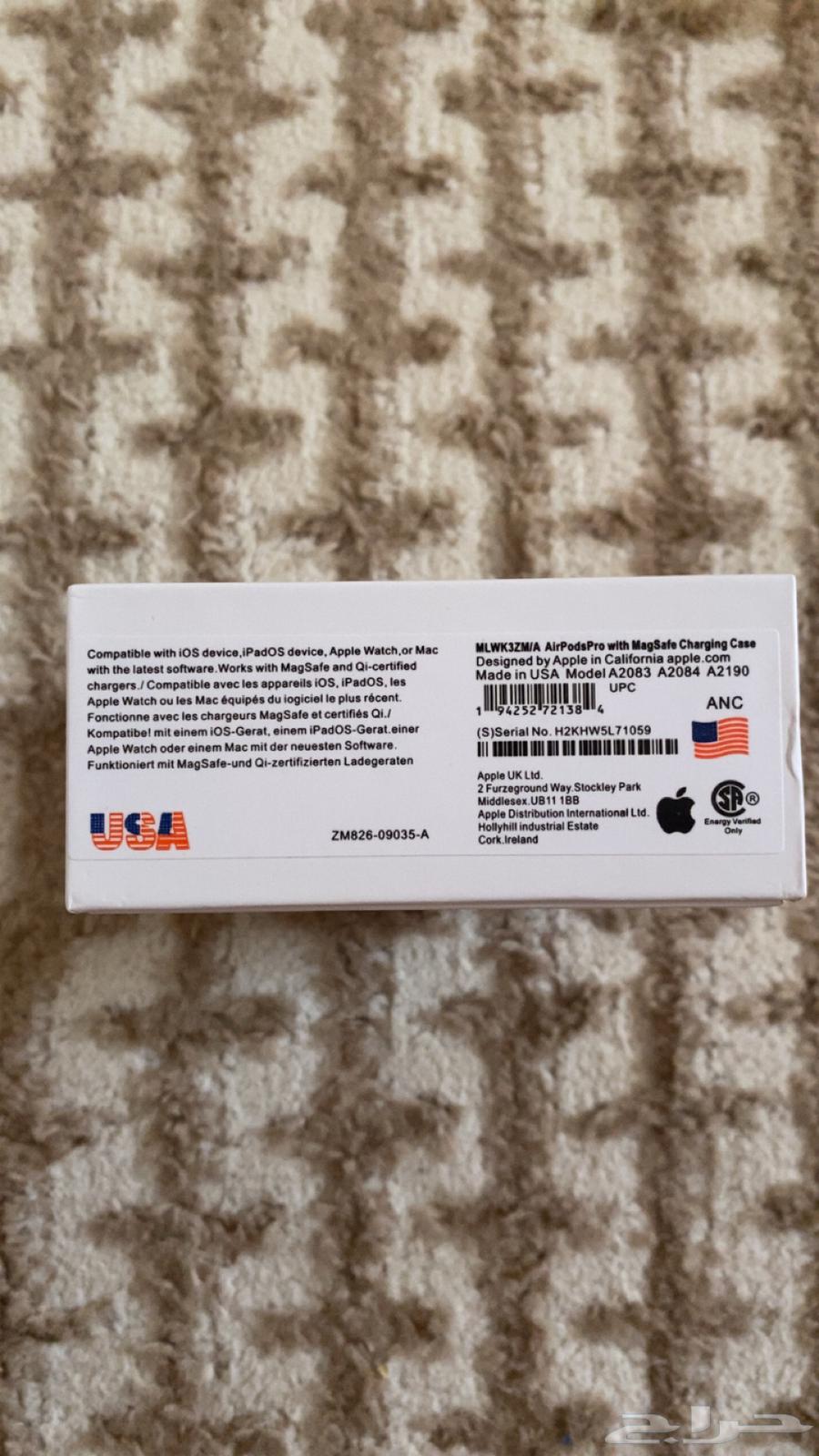 سماعات ايربودز برو وبطارية خلفية متنقلة ابل64489875157633111