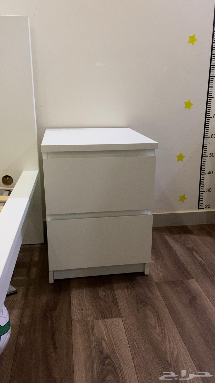 سرير نفر من ايكيا و شوفنيرة و كومدينه64494632326914112