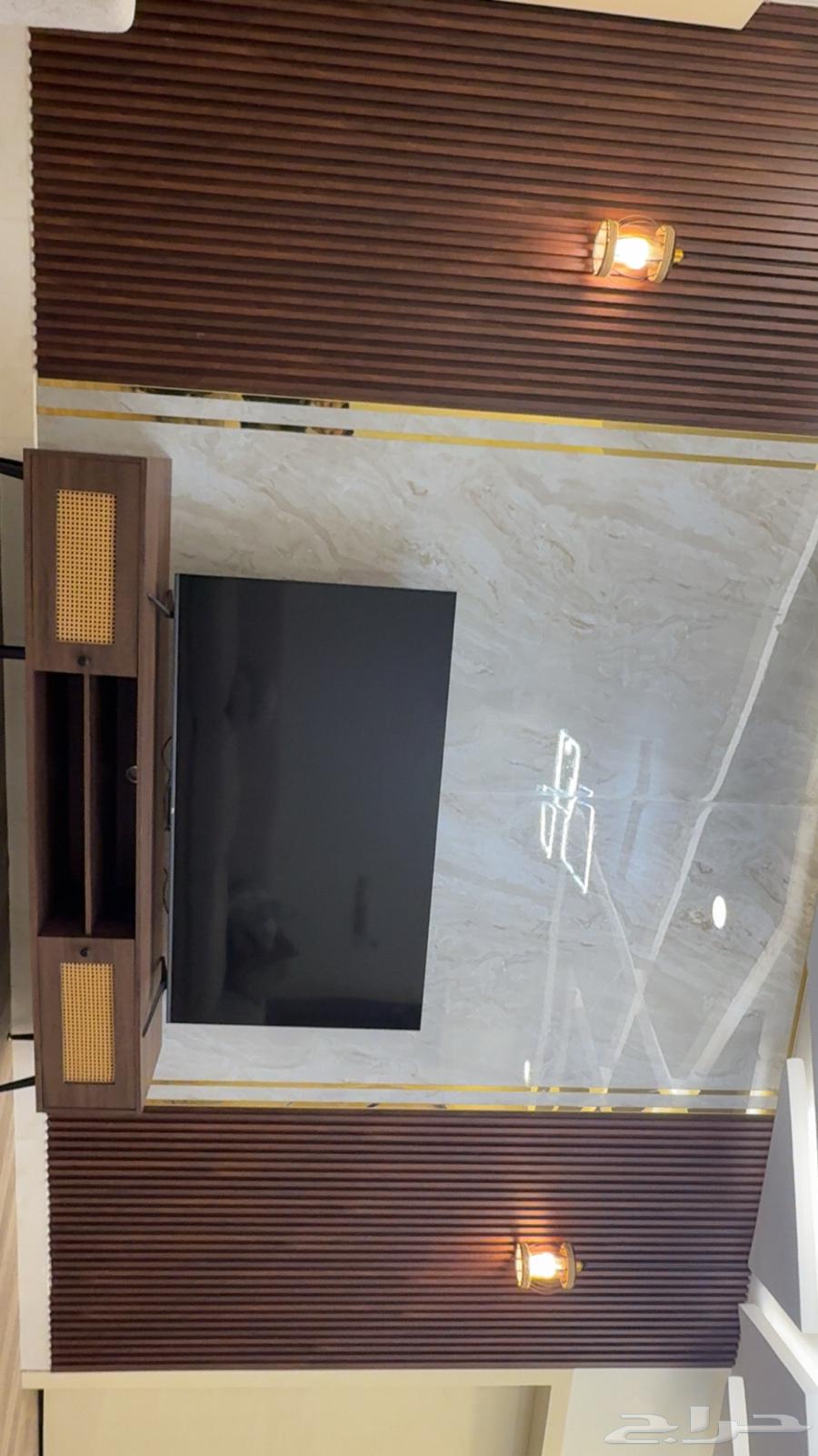 Coffee corner with plasma screen on the table and what's behind the screen for sale64487120279427112