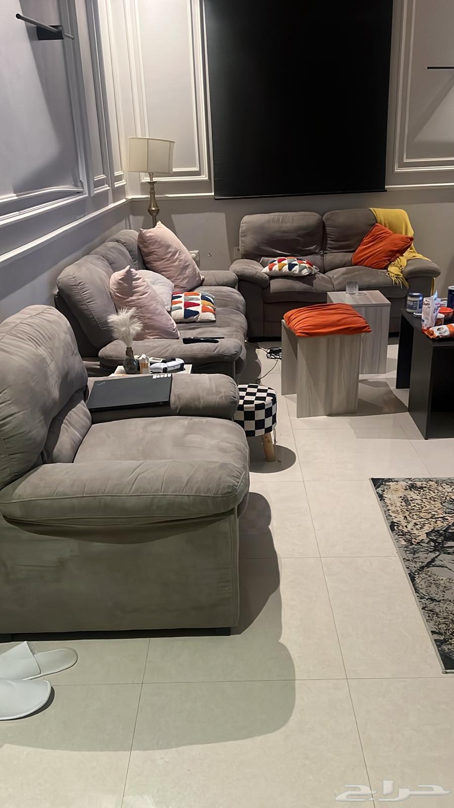 عفش شقه مستعمل نظيف جدا للبيع64493739014529112