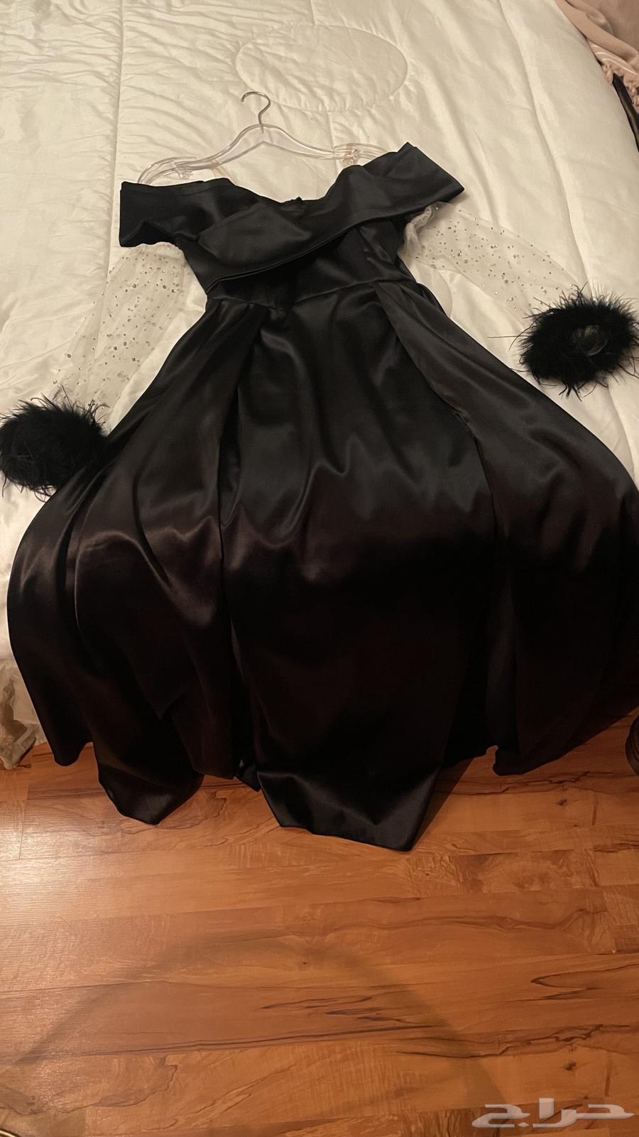 فستان سهرة اسود فخم جديد64493083752321112