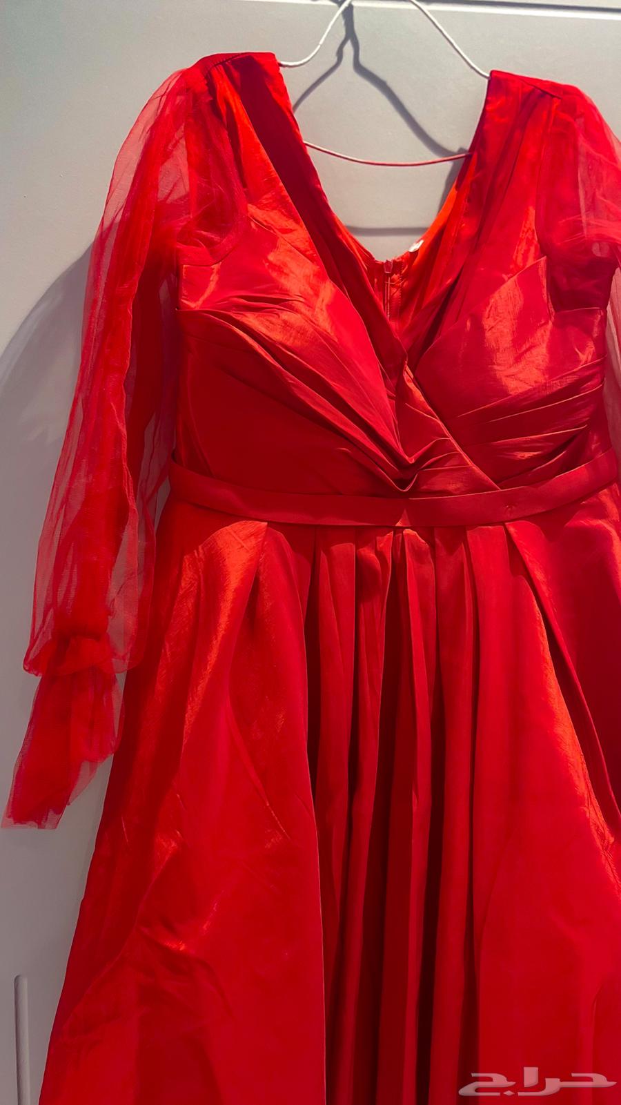 للبيع فستان احمر مناسبه فخمه64489600727299111