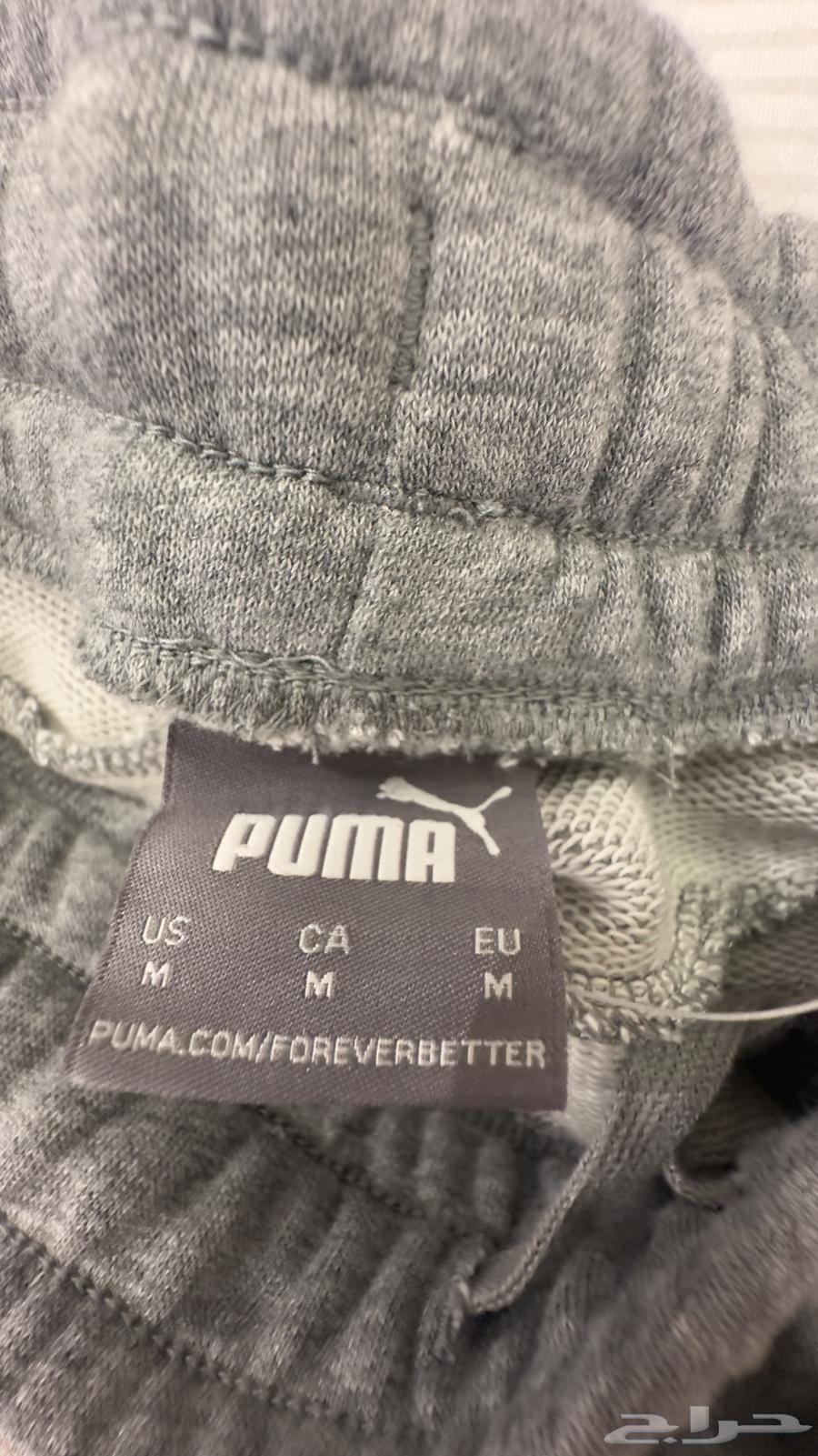 بنطلون رمادي من بوما اصلي مقاس Mجديد64492013612161112