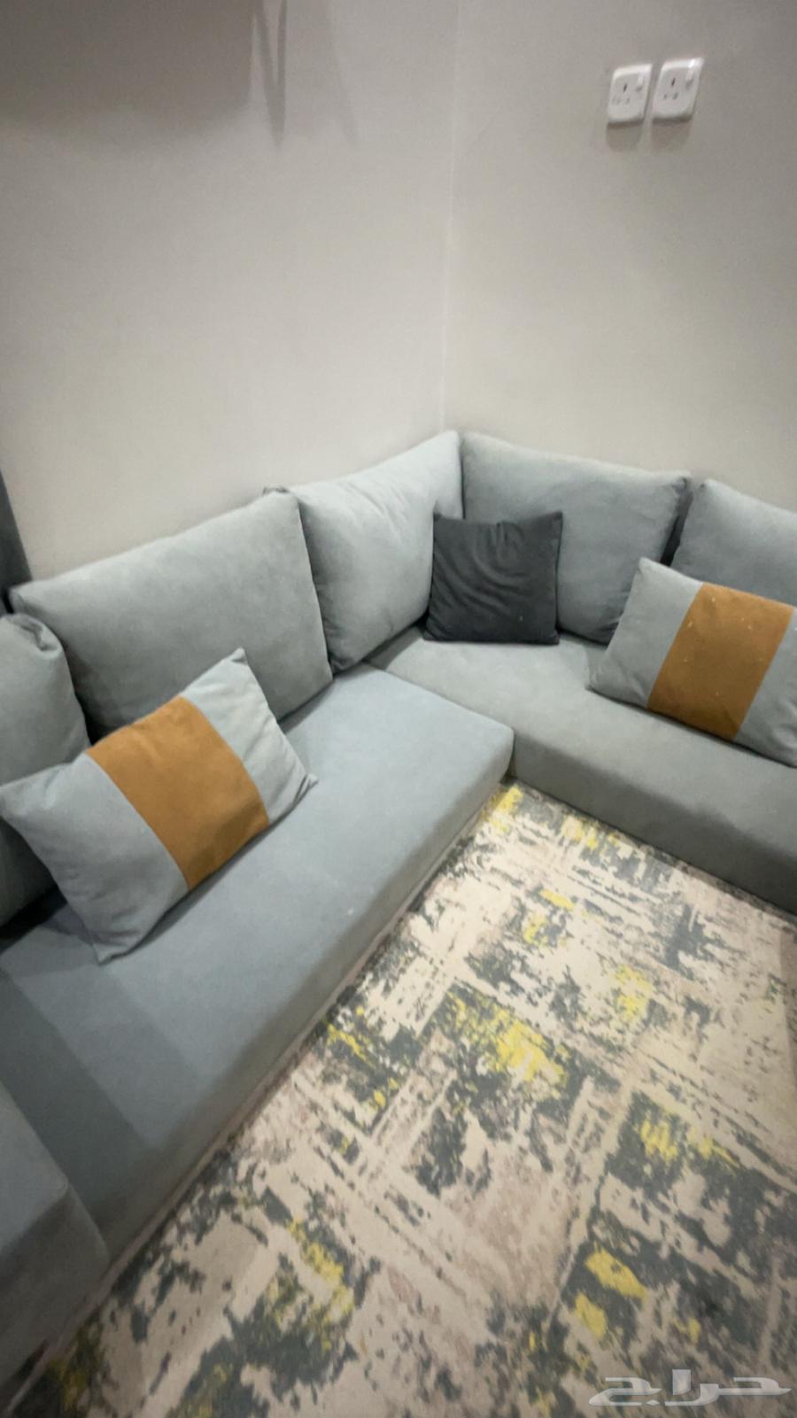 كنب ارضي لون رمادي64492758564737110