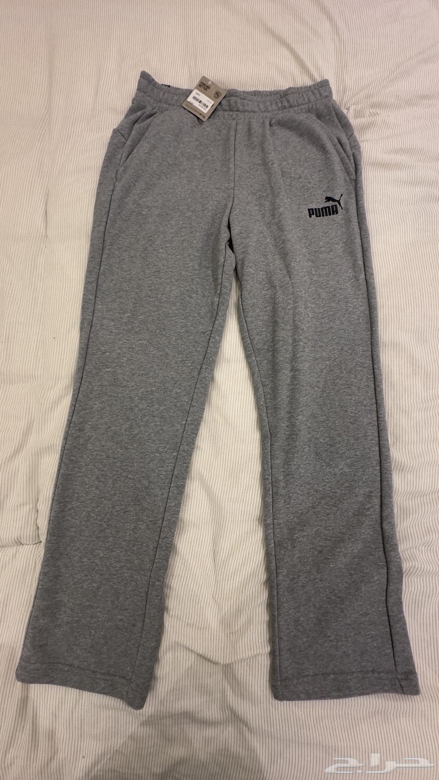 بنطلون رمادي من بوما اصلي مقاس Mجديد64492013612161110
