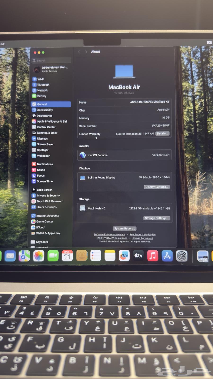 ماك بوك اير M415 3 256 MacBook64417685219585114