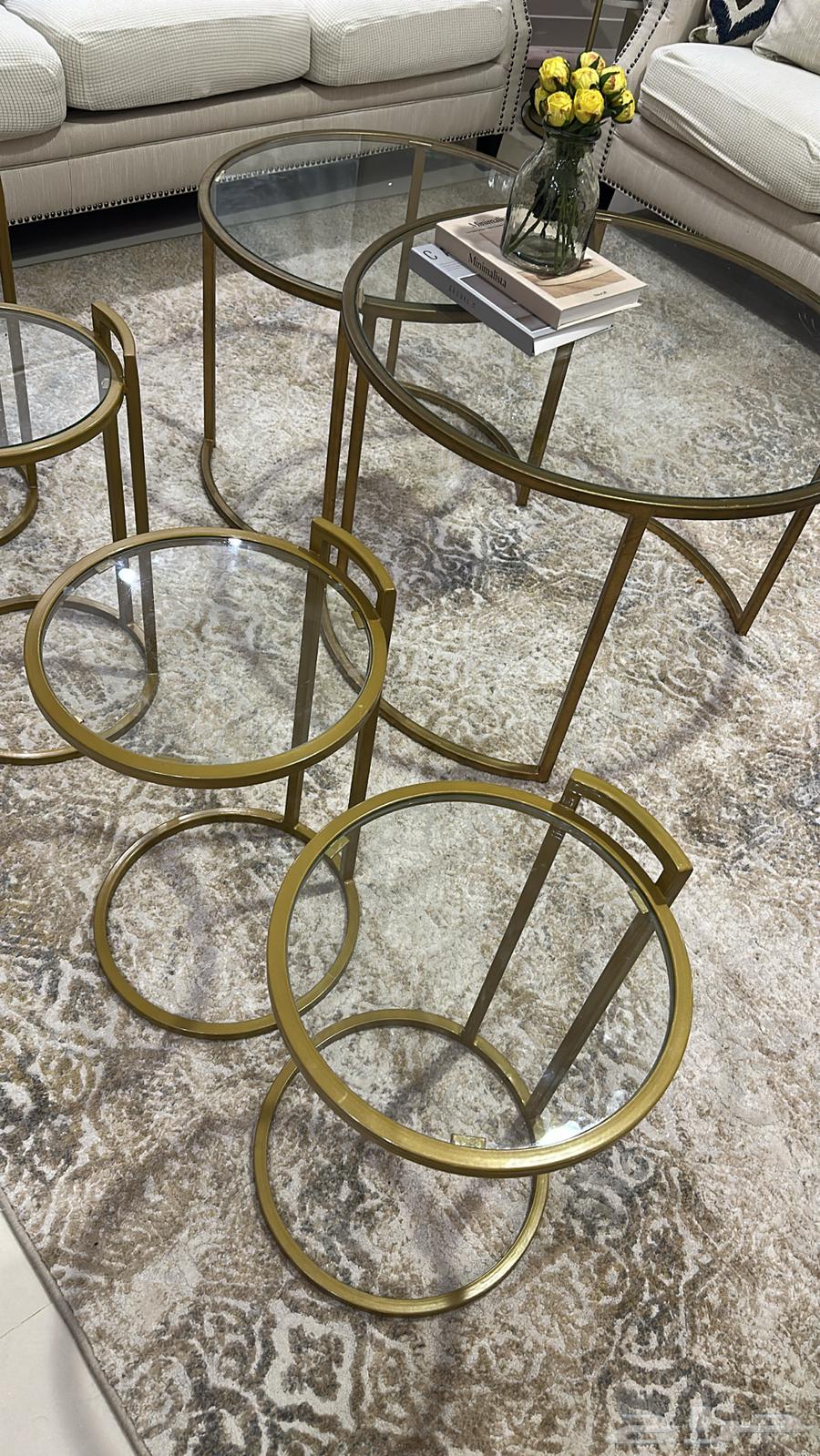 طاوله وسط و5 طاولات خدمه بسعر مغري64492230248835112