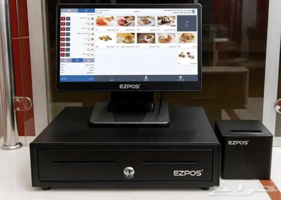 جهاز كاشير ezpos مع صندوق كاش وطابعة فواتير64492339167746112