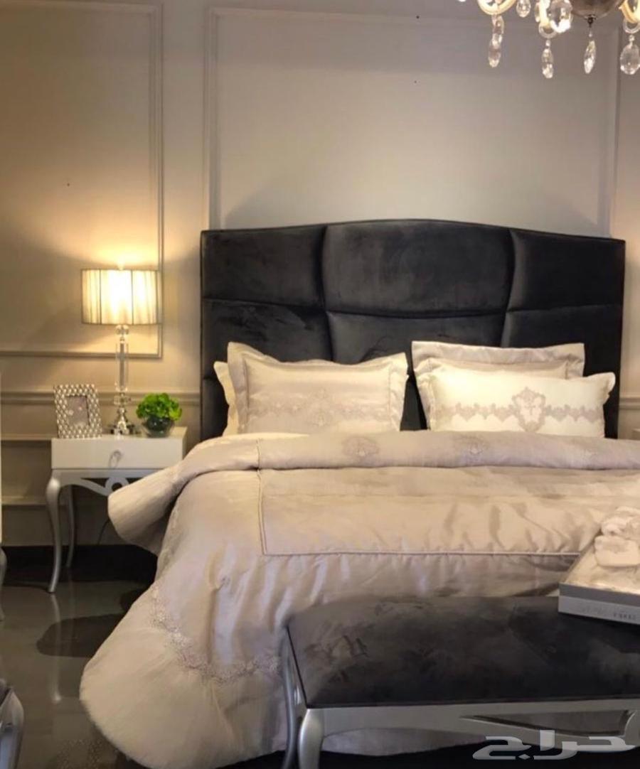 هدبورد سرير مخمل اسود64493232332162111