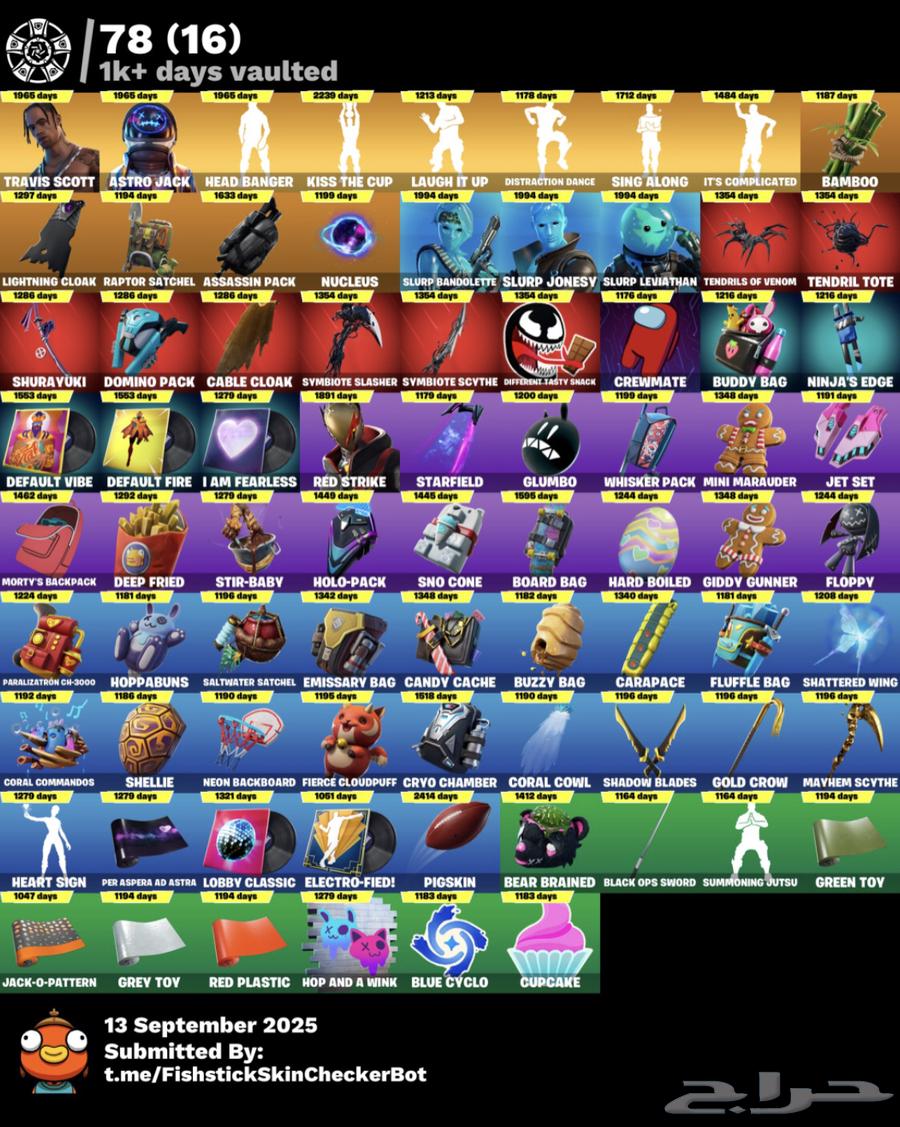 حساب ترافس للبيع64492649785729114