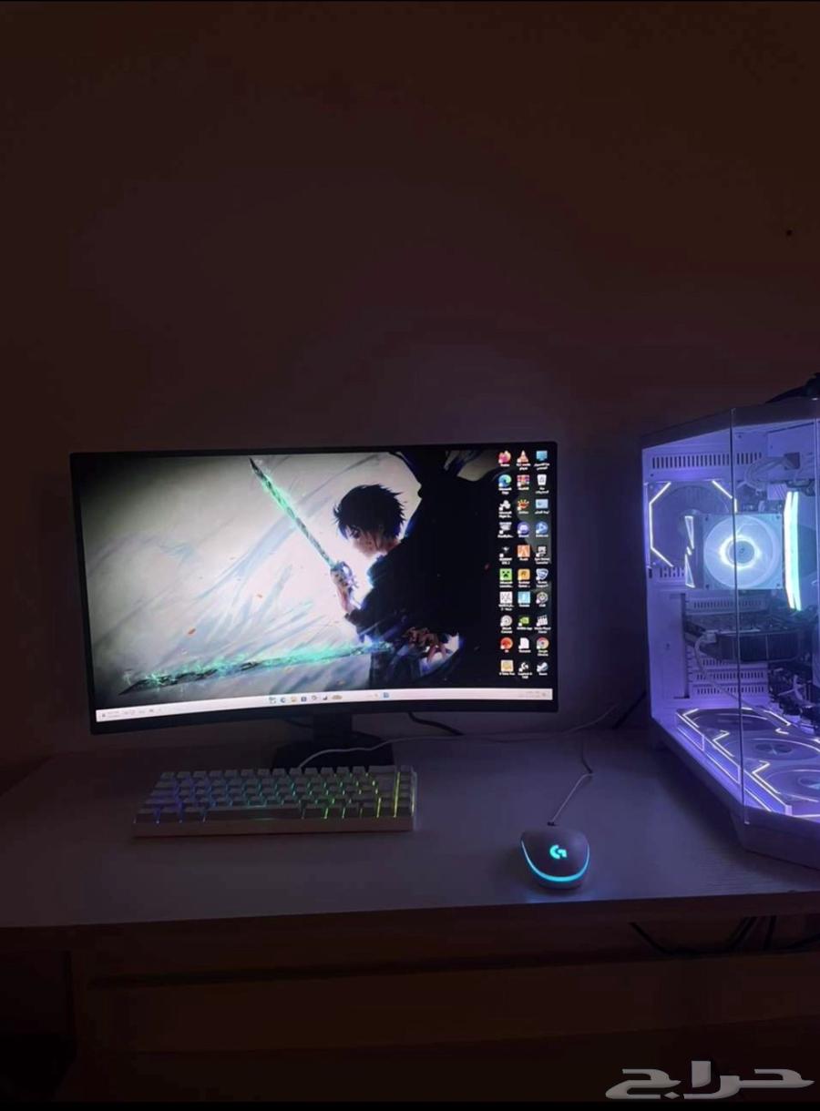 بي سي كرت 5060ابيض مع شاشة قيمنق شحن لجميع مناطق المملكه64439650910978112