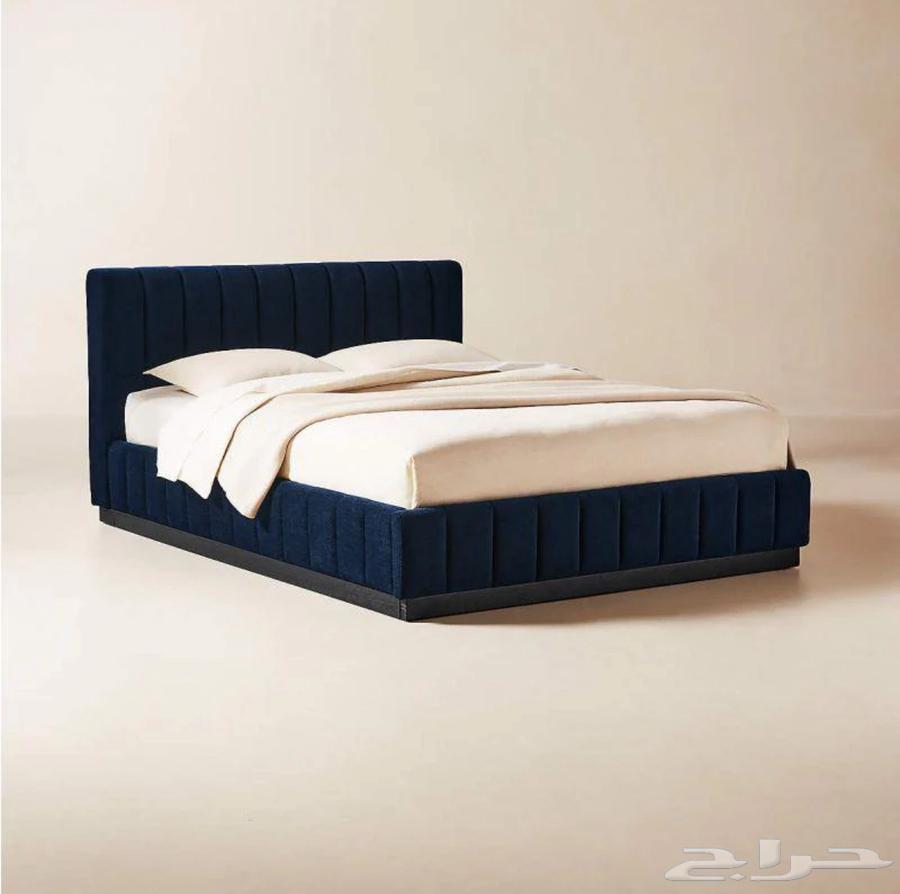 سرير ابيات اللون كحلي اخو الجديد و عدد 2 كومدينات64486924238851110
