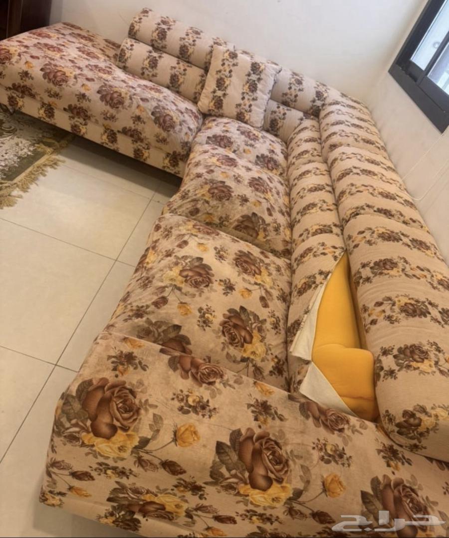 كنب حرف (L) أمريكي للبيع تم شرائه من مفروشات العمر64492298613251110