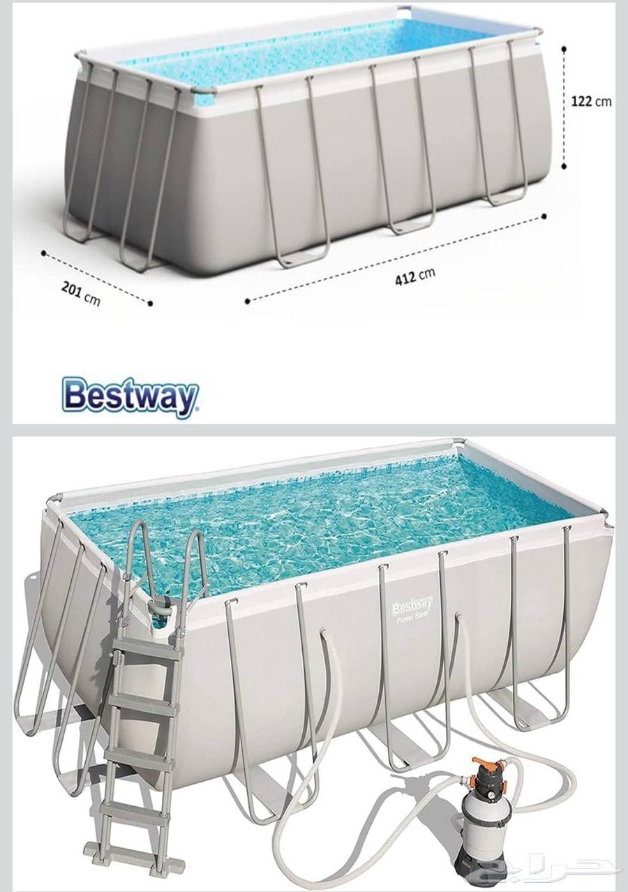 مسبح عائلي جديد سعر الشراء 2500 للبيع ب 150064493823470721111