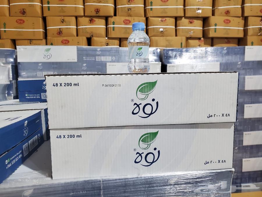 مياة نوة330م سعر الكرتون 7.5 متوفر كميات البيع كاش فقط64493437307009110