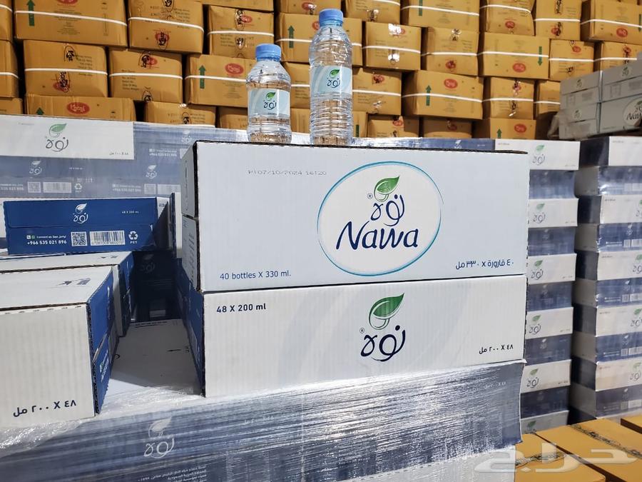 مياة نوة330م سعر الكرتون 7.5 متوفر كميات البيع كاش فقط64493437307009111