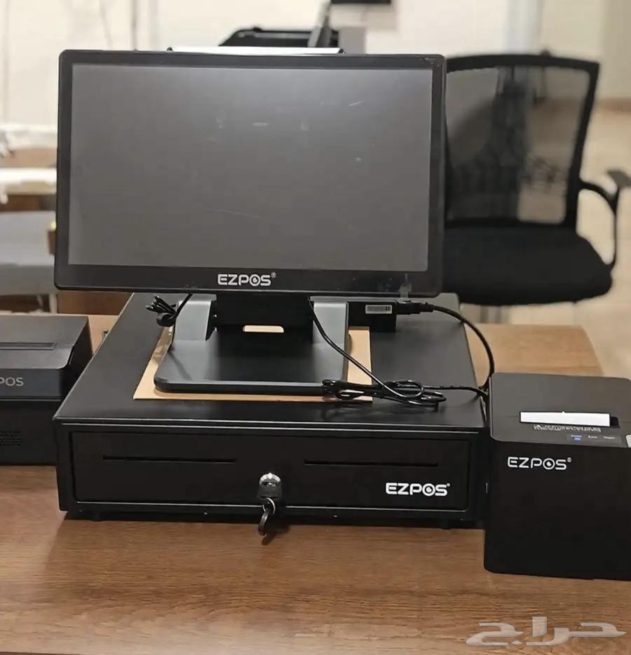 جهاز كاشير ezpos مع صندوق كاش وطابعة فواتير64492339167746110