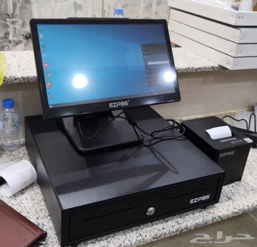 جهاز كاشير ezpos مع صندوق كاش وطابعة فواتير64492339167746111
