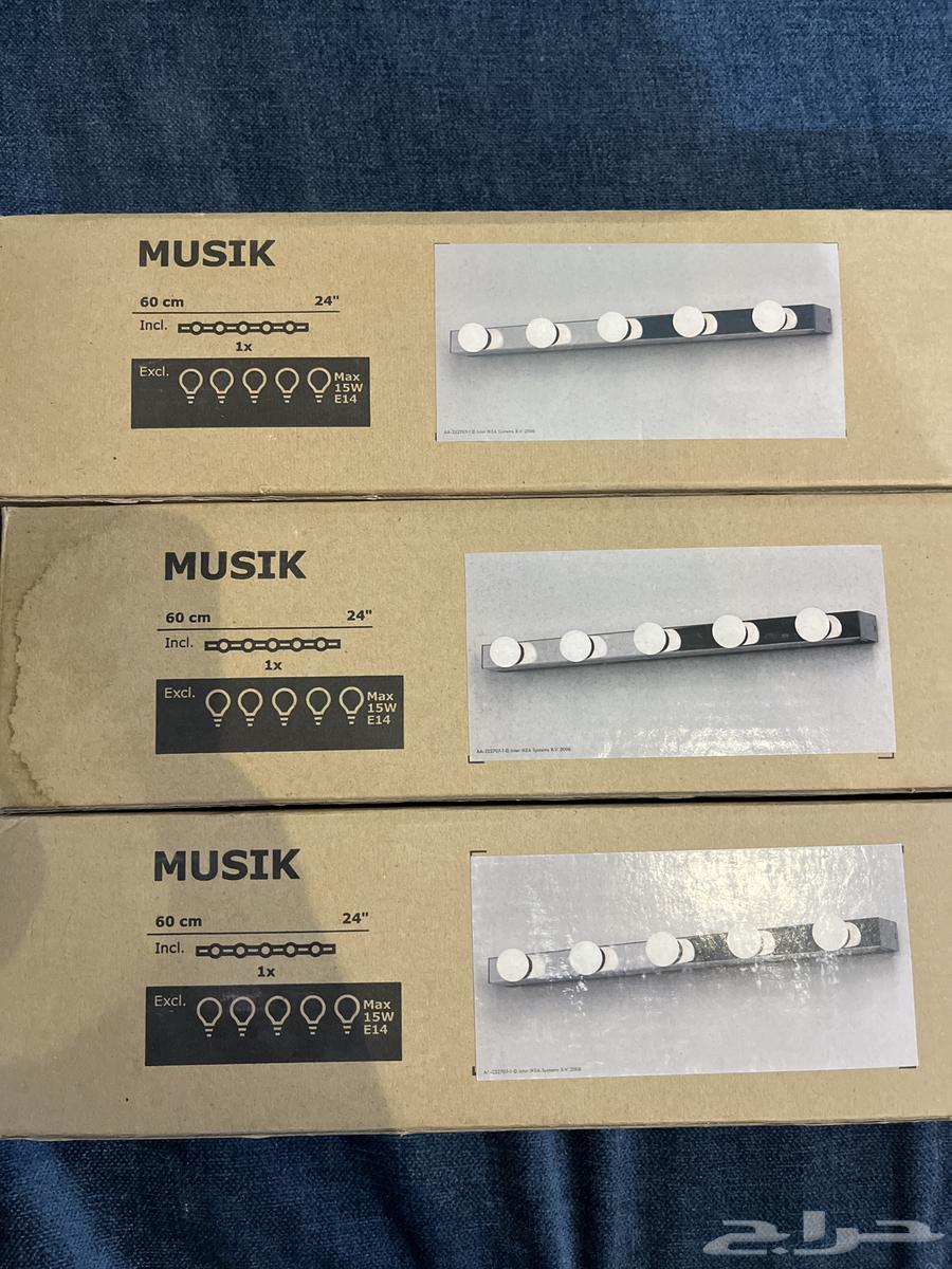 عامود اضاءة من ايكيا 6حبات بدون لمبات64492325629826112