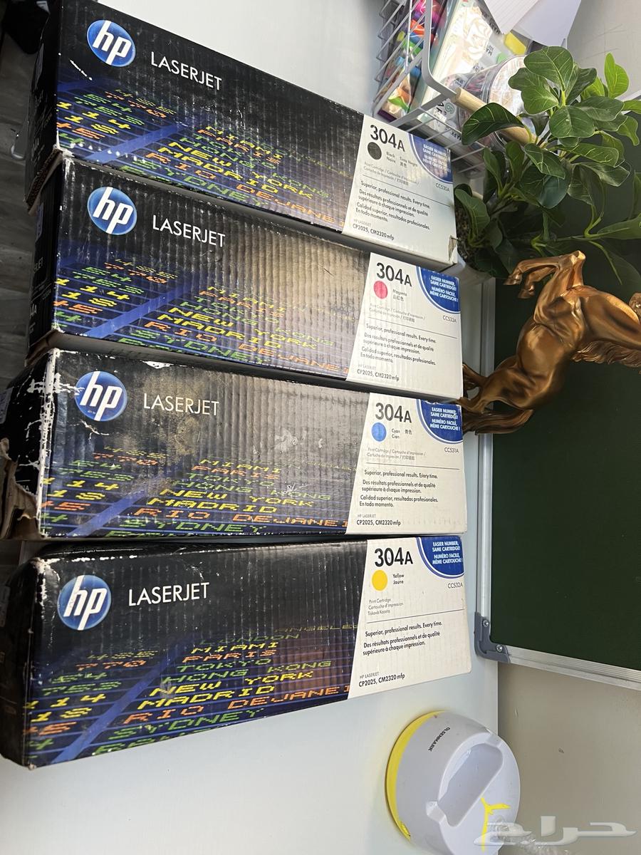 أحبار أصلية HP 304A بأرخص من السوق 4 ألوان كامله64492312213763110