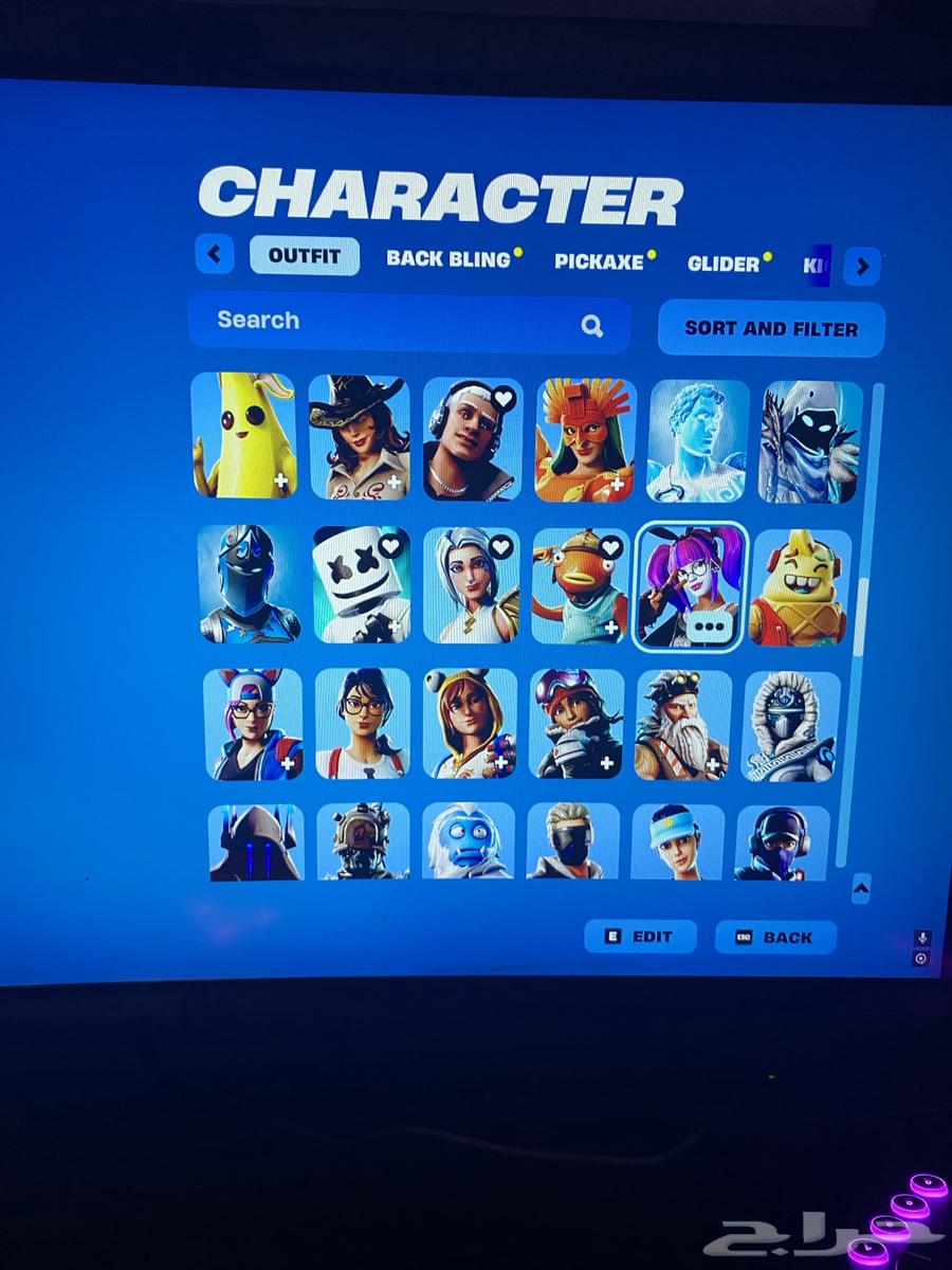 حساب فورت للبيع نادر64491714232323113