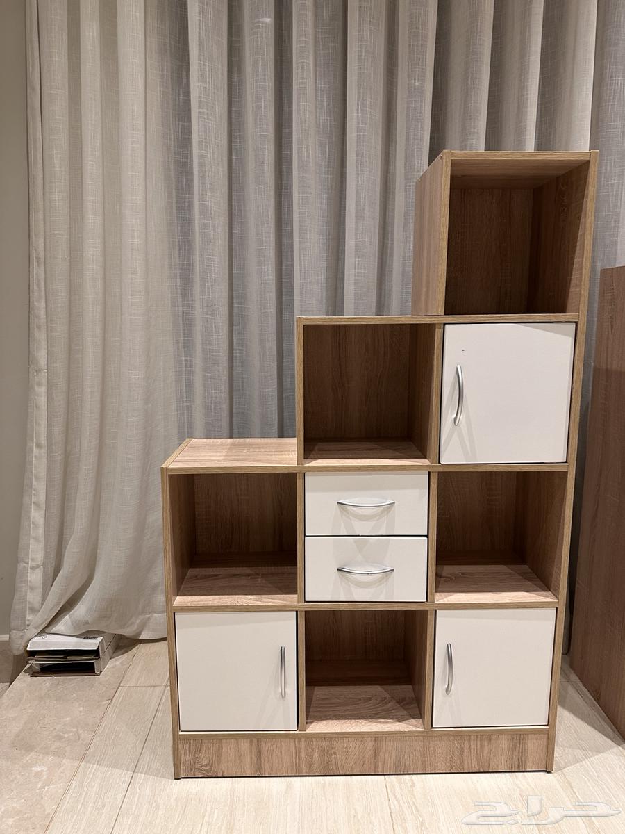 مكتب عصري  مكتبة (قطعتين تباع سويا )64493691628930113