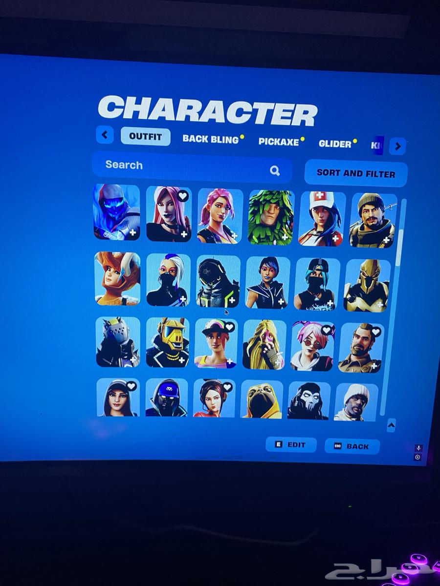 حساب فورت للبيع نادر64491714232323111