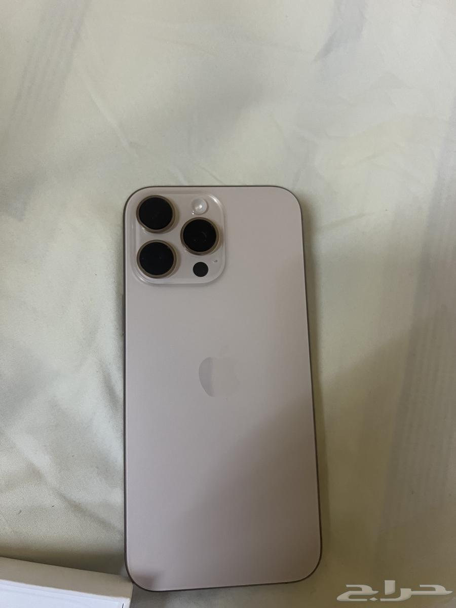 ايفون جديد 16 برو ماكس القيقا256اللون تيتانيوم صحراوي64491509938179111