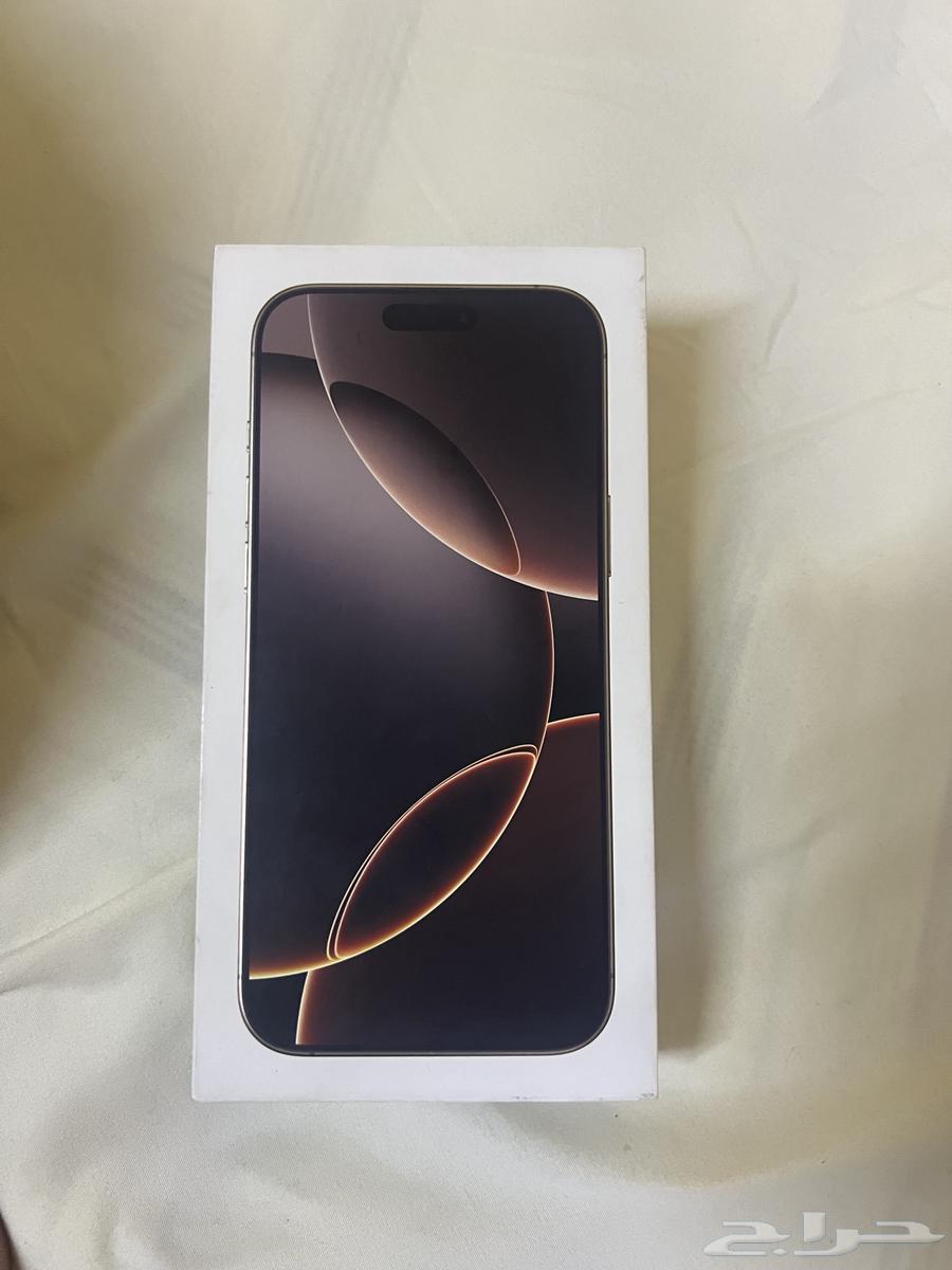 ايفون جديد 16 برو ماكس القيقا256اللون تيتانيوم صحراوي64491509938179112