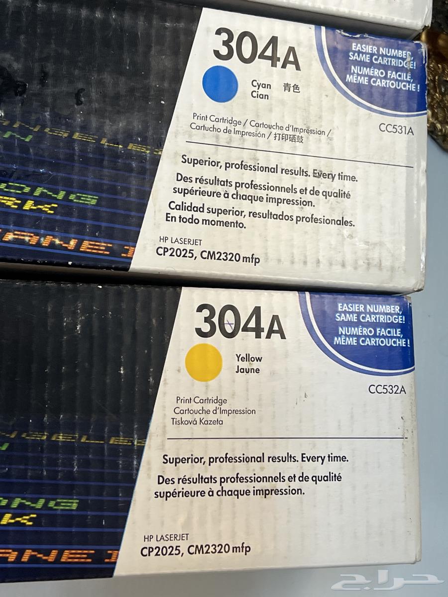 أحبار أصلية HP 304A بأرخص من السوق 4 ألوان كامله64492312213763112