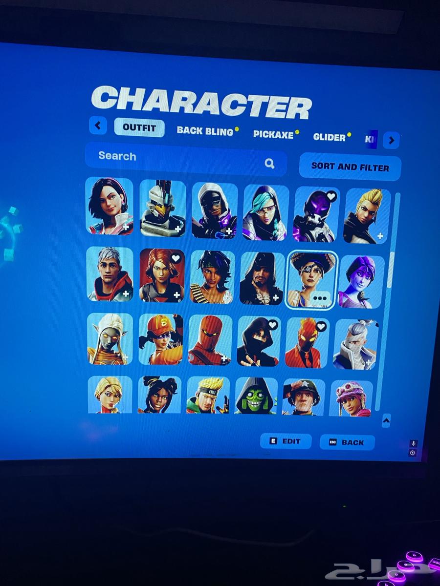 حساب فورت للبيع نادر64491714232323112