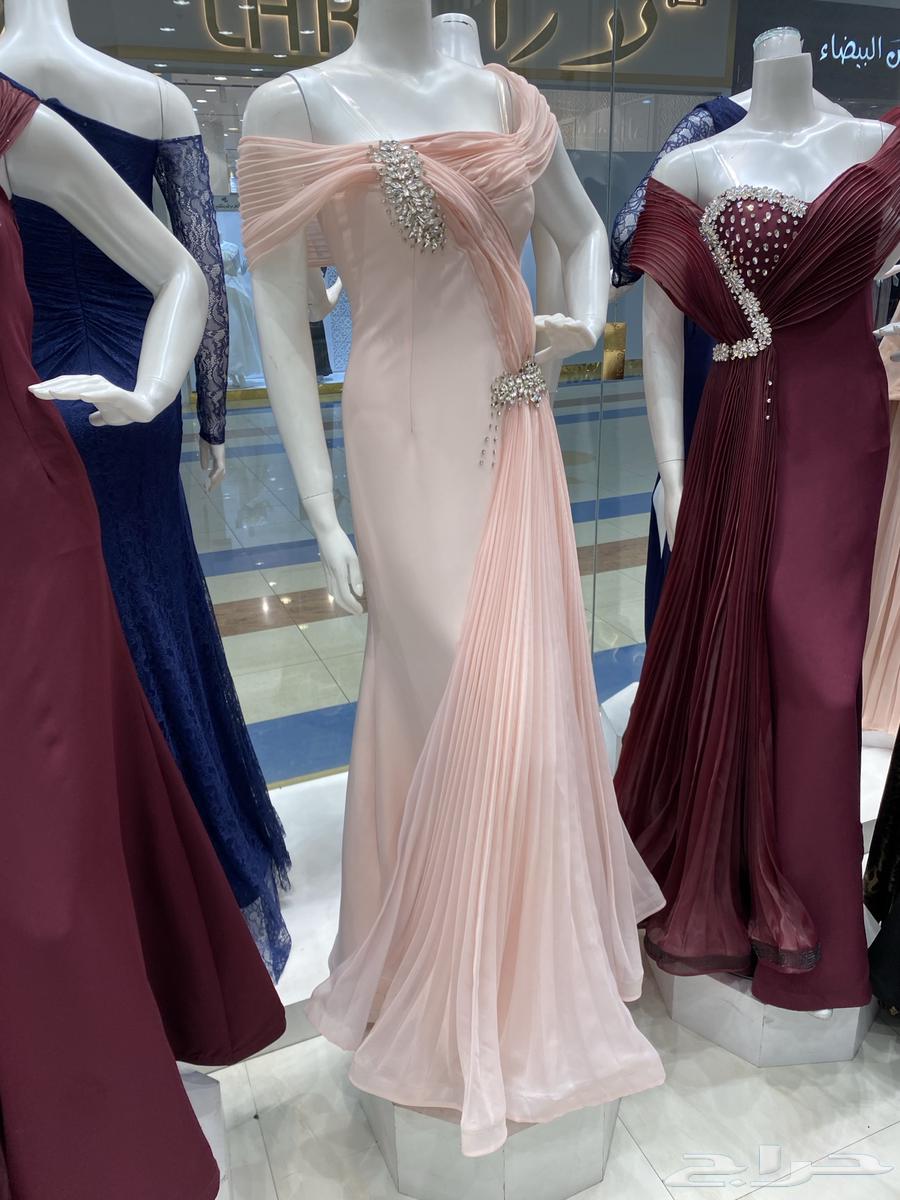 فستان وردي جديد موديله وقماشه  لم يتم الاستخدام64488034831363110