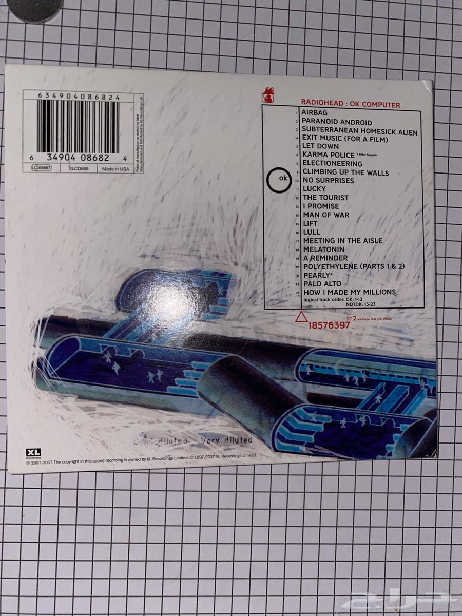 cd radiohead سي دي راديوهيد64487216964866111