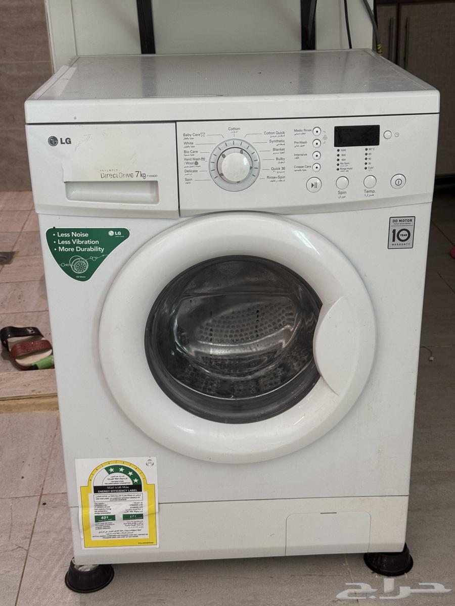 غسالة ال جي LG بحجم 7KG للبيع64486385328385111