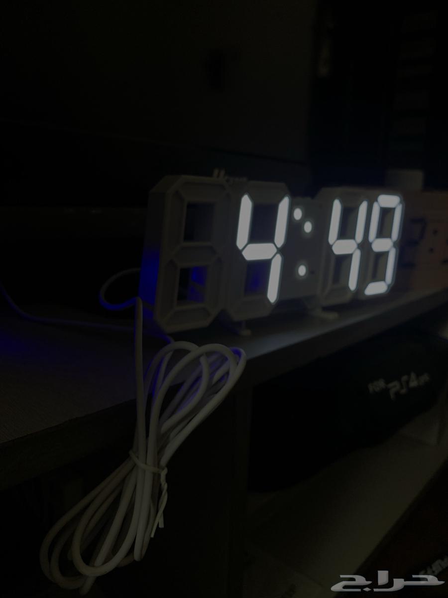 ساعة LED رقميه مميزات فيها منبه درجة الحرارة والوقت جديدة64491279434882111
