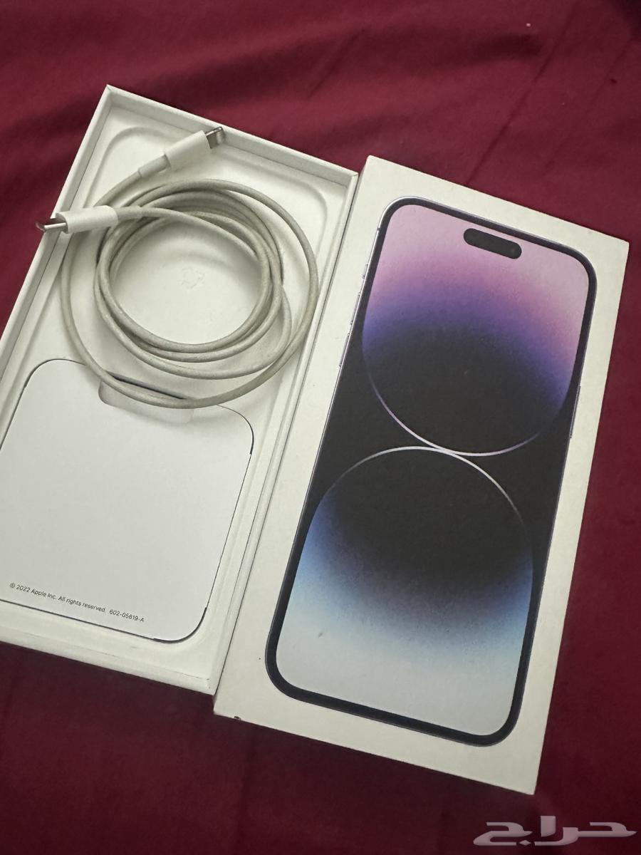 ايفون 14 بروماكس لون بنفسجي 256 قيقا64488449565825110