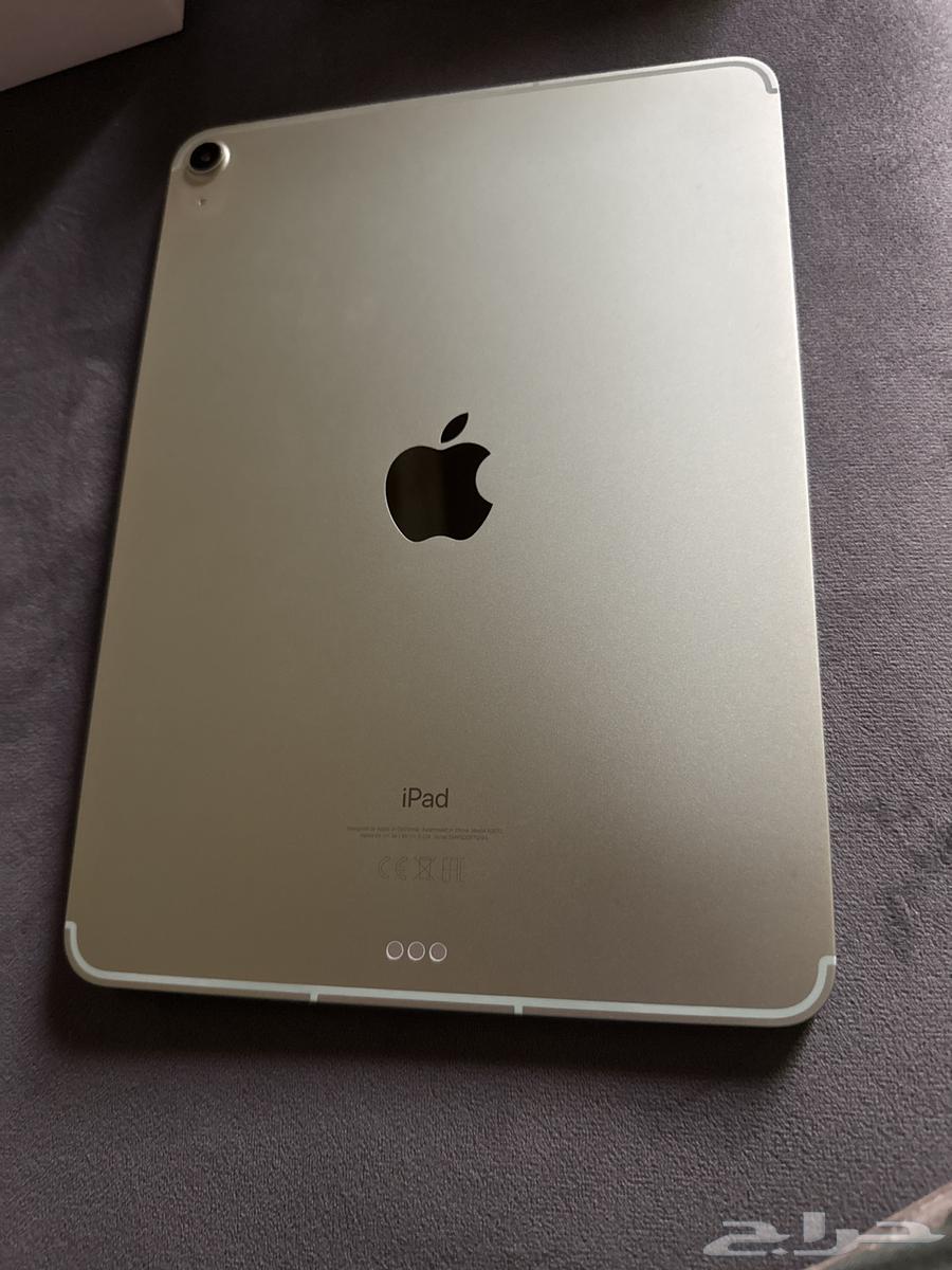 ايباد اير 2020 الجيل الرابع ذاكرة 64 مع شريحة   قلم اصلي64491414714370112