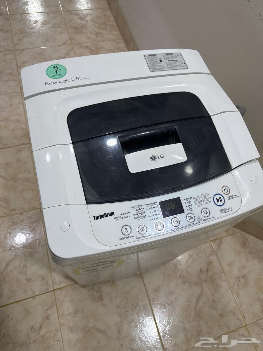 غساله LG 5.5kg مشكلتها الوحيده انها ماتنزل الماء بس64492704310273110