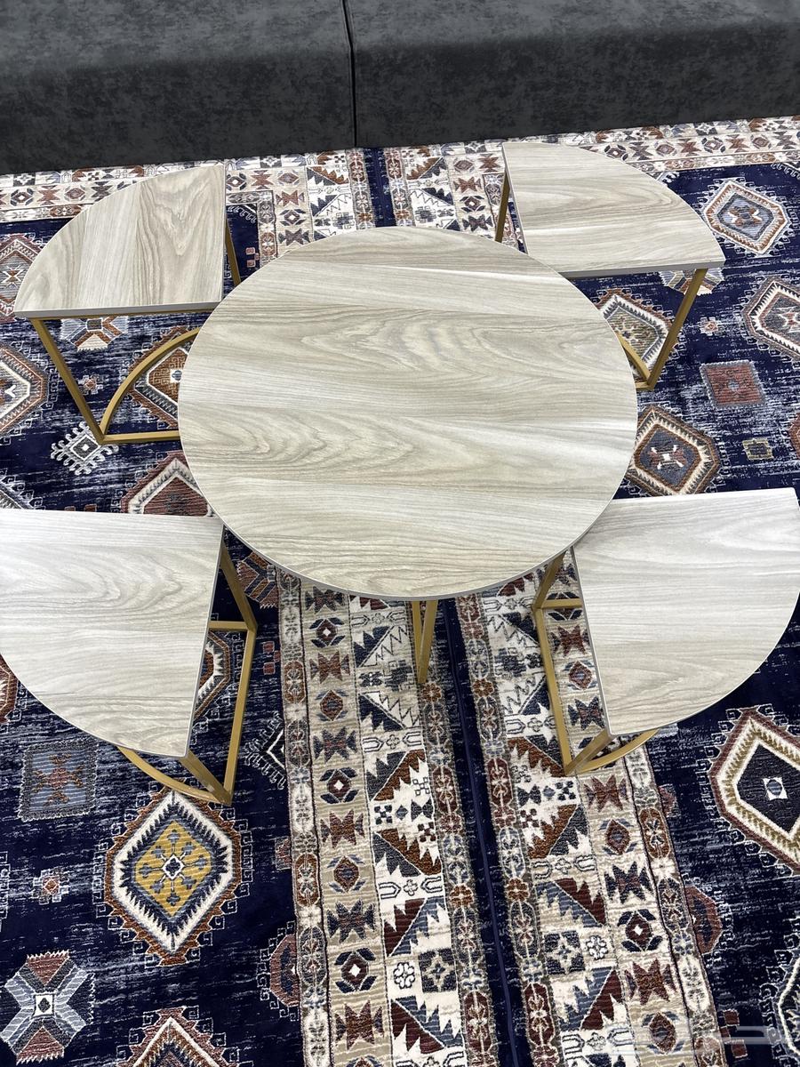 Sofa with tables and cushions used for less than a month64488160096130112