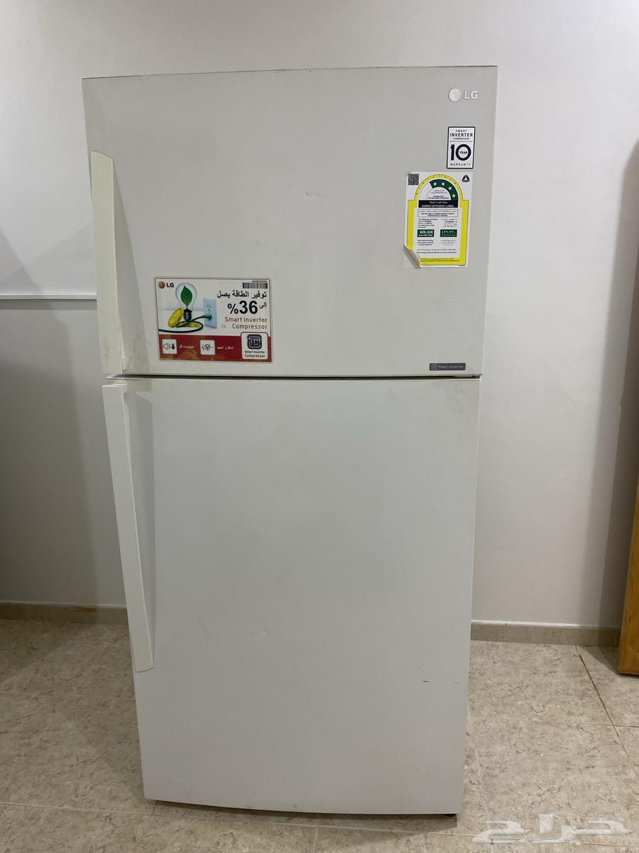 ثلاجة الي جي 21 قدم للبيع سبب البيع الكمبريسور عطلان64493164432641110