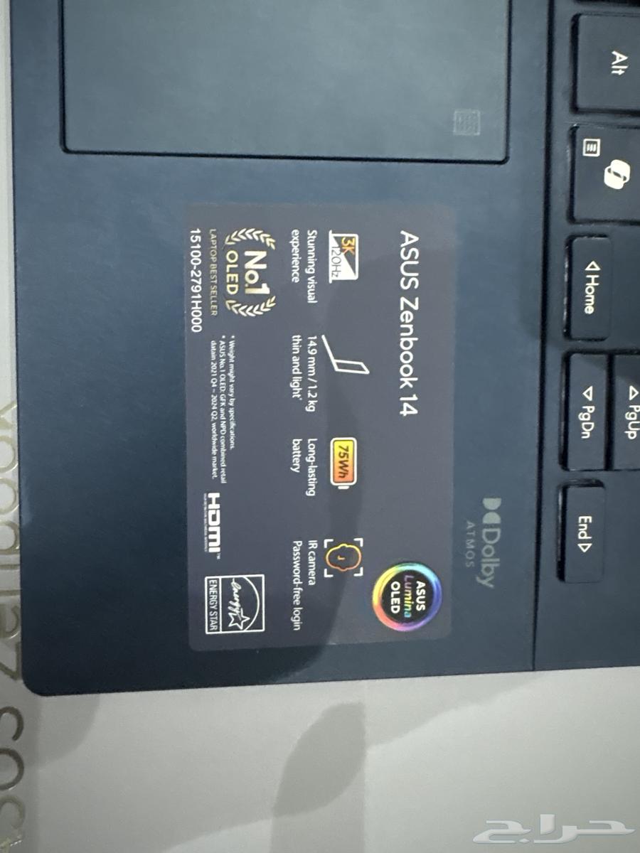 Zenbook 14 ultra 9 استعمال 4 شهور نظيف جدا64494291078403114