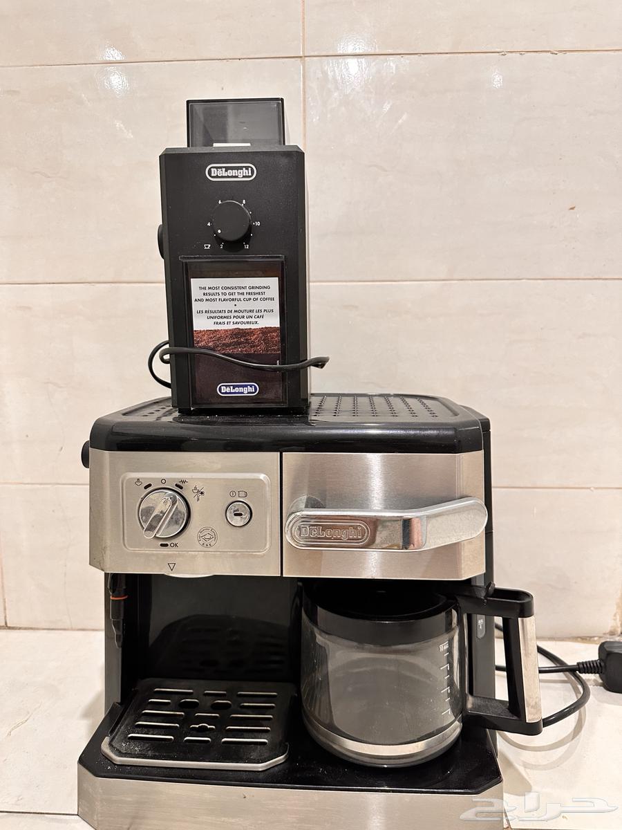 مكينة قهوة  محطنة حبوب قهوة (جميعها ماركة ديلونجي)64493096772738110