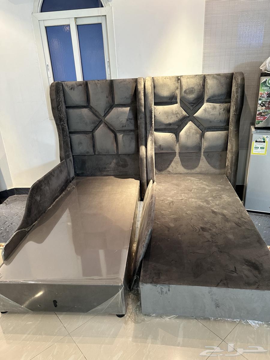 سرير مخمل للاطفال عمر 10 سنين و فوق  خشب ممتاز64492772325634112