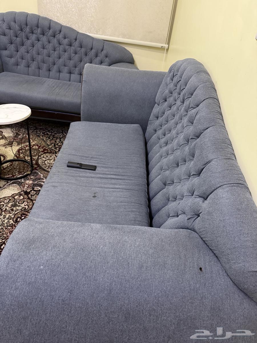 Sofa set with curtain and table64494543418370111