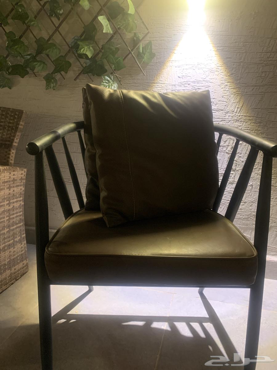 كراسي حديد مع قاعده جلد64492325620611110