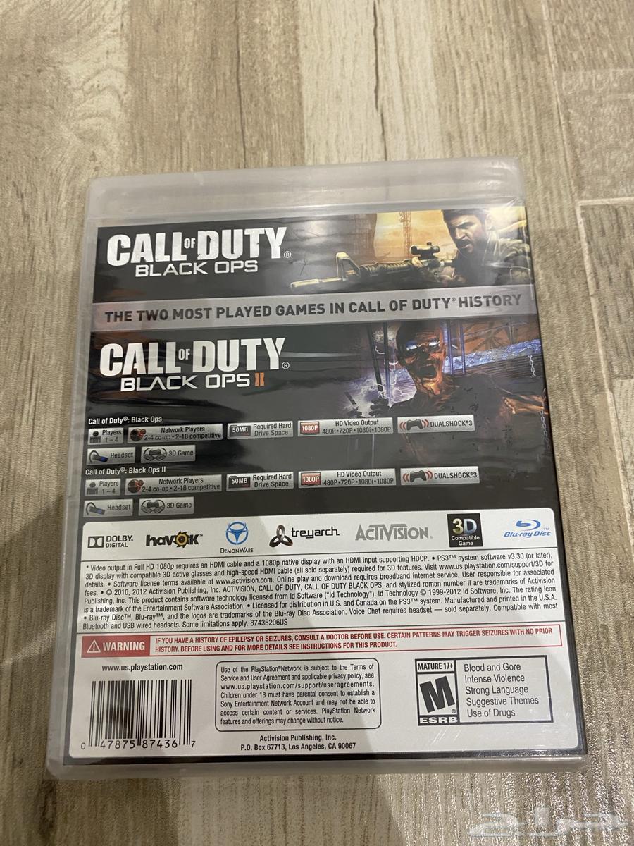 New COD 7 and COD 9 tapes with their Black Ops black ops Sony3 cartridges64489572809857111