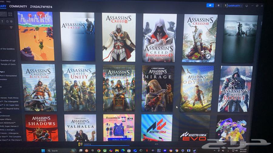 A Steam account with more than 8000 games64493002328577111