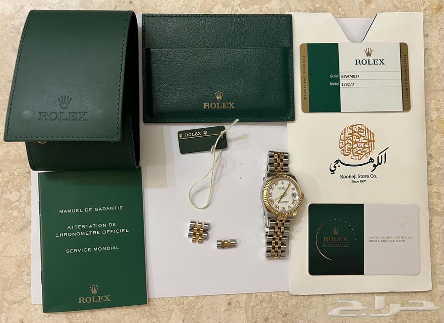 للبيع ساعة رولكس وارد الكوهجي الحالة ممتازه64492813238147112
